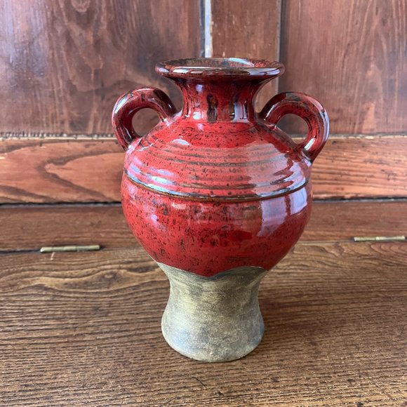 Southern Living At Home - red and brown vase - Picture 5 of 5